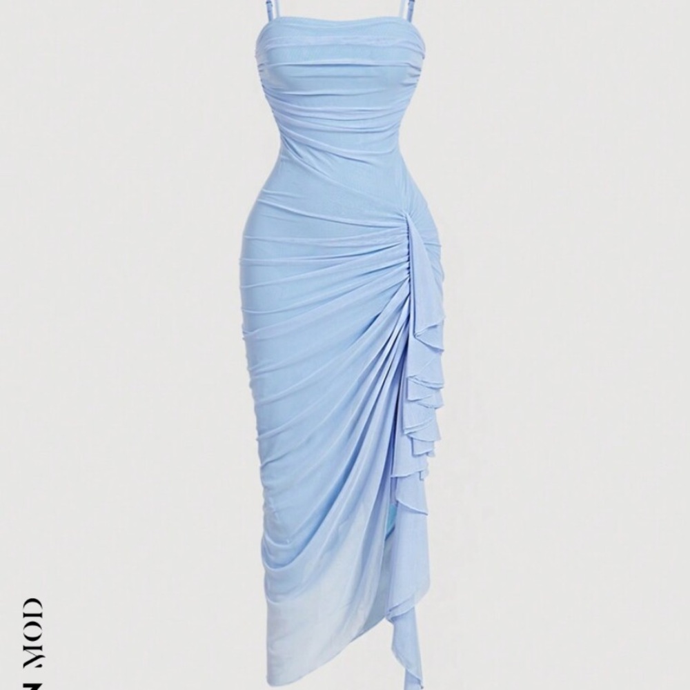 SHEIN Ruched Dress